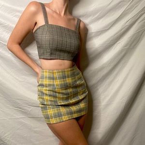 Forever 21 Plaid Crop Top